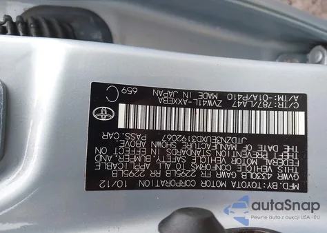 2013 Toyota Prius V Five from USA, damaged, VIN JTDZN3EUXD3192067